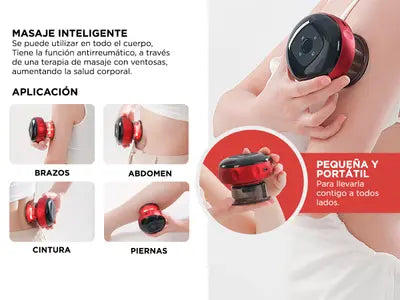 MASAJEADOR DE VENTOSAS RECARGABLE